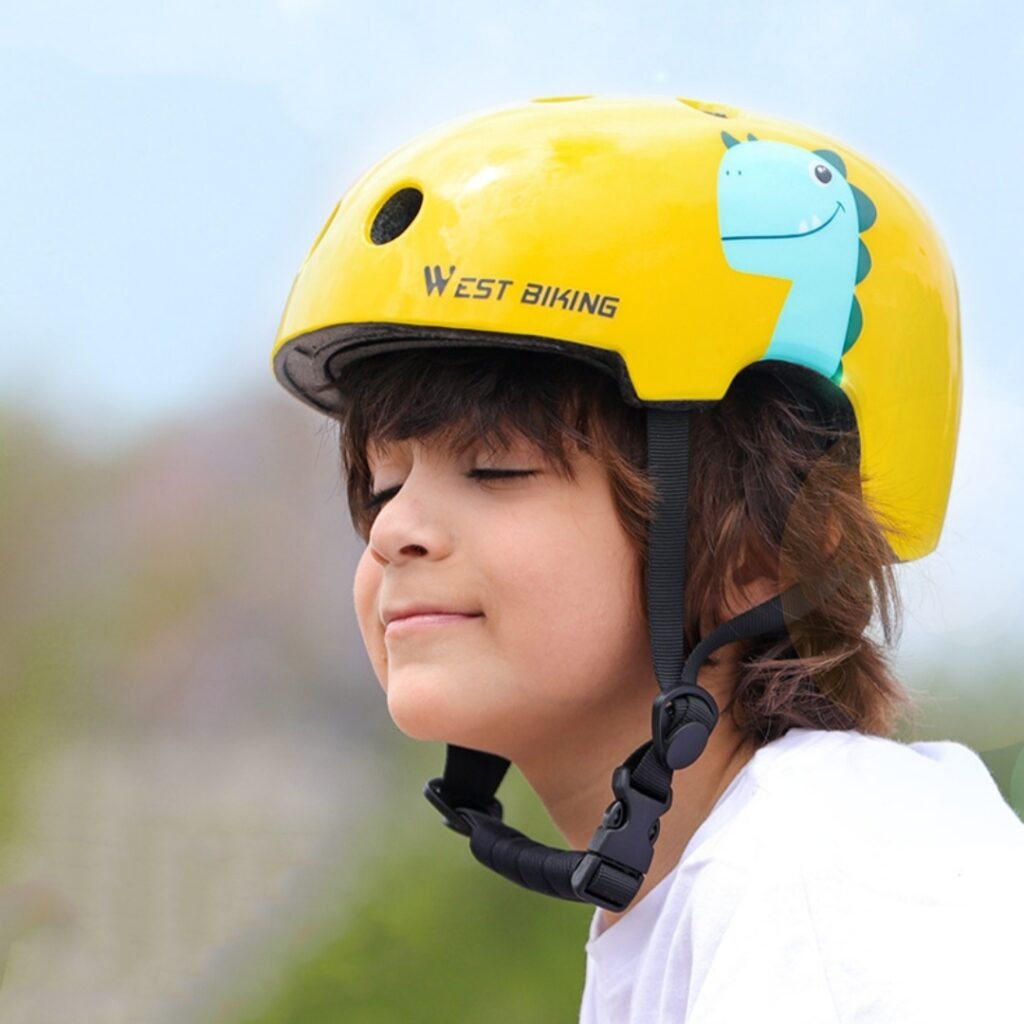 Dinosaur-Pattern Children’s Bicycle Helmet